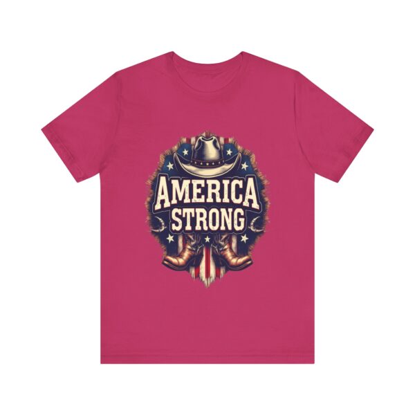 America Strong T-Shirt – Cowboy Pride and Patriotic Spirit Design - Image 65