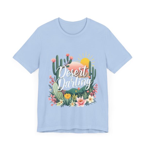 Desert Darling T-Shirt – Nostalgic Cowgirl Chic with Cactus & Sunburst Design - Image 47