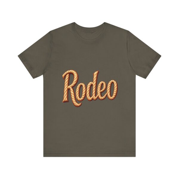 Rodeo Rope Typography T-Shirt – Western Cowboy Graphic Tee for Rodeo Fans - Image 25