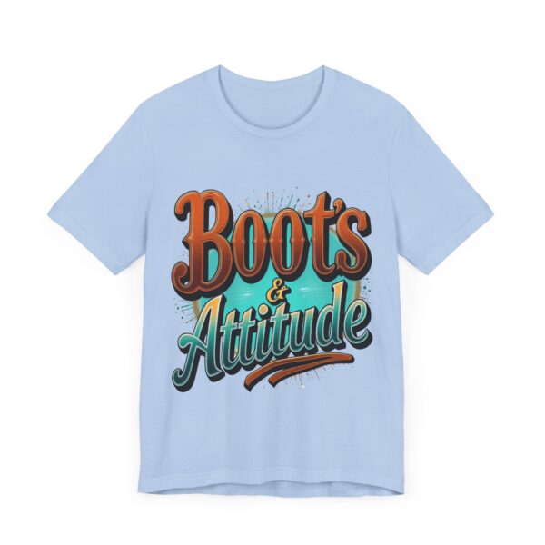 Boots & Attitude T-Shirt – The Cowgirl's Creed Western Graphic - Image 51