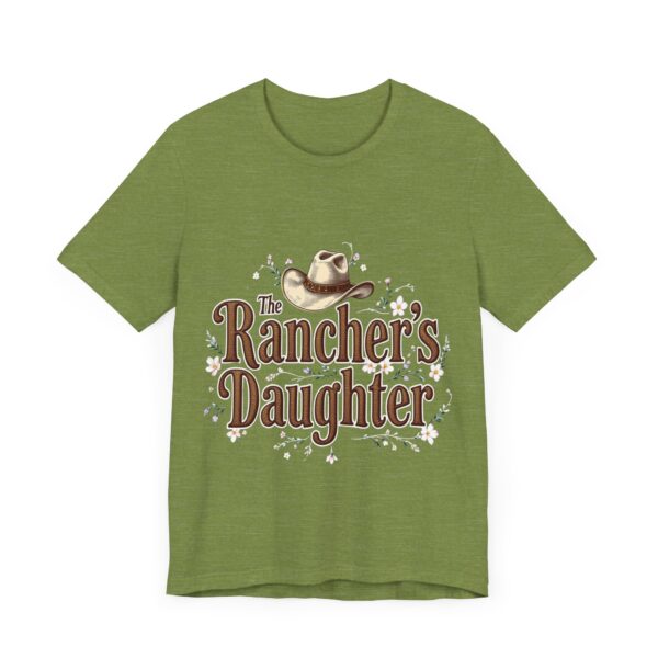 The Rancher's Daughter T-Shirt – Elegant Cowgirl Typography with Western Flair - Image 19