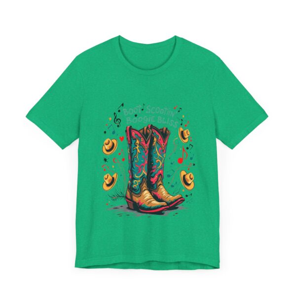 Boot Scootin' Boogie Bliss T-Shirt – Vibrant Country Dance Design with Musical Flair - Image 35