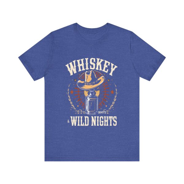 Whiskey, Boots & Wild Nights Cowboy Graphic T-Shirt - Rustic Western Flair - Image 17