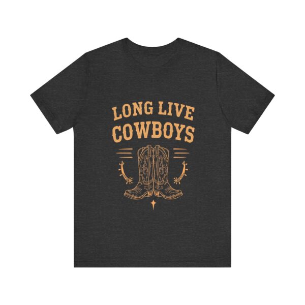 Long Live Cowboys Rustic Spur & Boot T-Shirt – Western Country Graphic Tee - Image 57