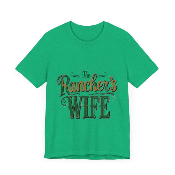 Rancher's Wife T-Shirt – Rustic Typography Design for Strong Country Women - Image 31