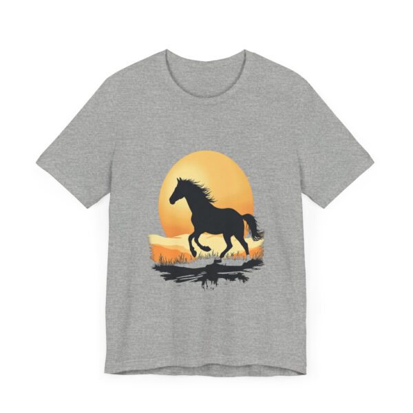 Sunset Rides Equestrian Serenity T-Shirt – Horseback Riding Sunset Graphic Tee - Image 55