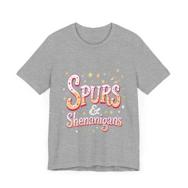 Western Ranch Spurs & Shenanigans Playful Typography | Cowgirl Graphic T-Shirt | Country Style - Image 51