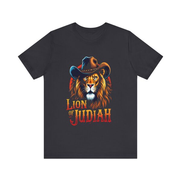 Ferocious Lion of Judah T-Shirt – Cowboy Gear Design for Faith and Strength - Image 25