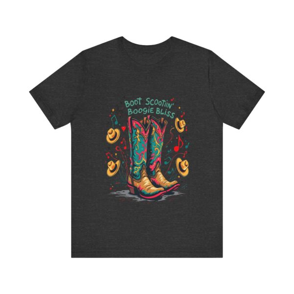 Boot Scootin' Boogie Bliss T-Shirt – Vibrant Country Dance Design with Musical Flair