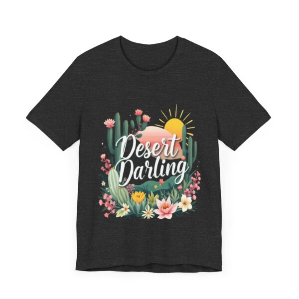 Desert Darling T-Shirt – Nostalgic Cowgirl Chic with Cactus & Sunburst Design - Image 59