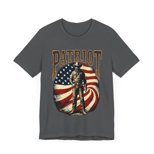 Patriot By Choice T-Shirt – Bold Cowboy Spirit and Patriotic Pride Design - Image 51