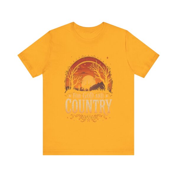 For God and Country T-Shirt – Cowboy Spirit Design for Faith and Freedom - Image 9