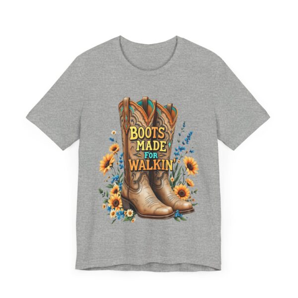 Boots Made for Walkin' T-Shirt – Rustic Cowgirl Boot Design with Country Flair - Image 51