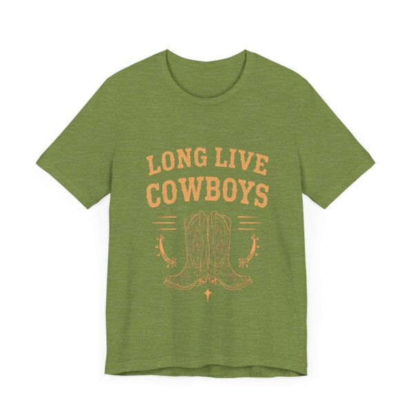 Long Live Cowboys Rustic Spur & Boot T-Shirt – Western Country Graphic Tee - Image 23