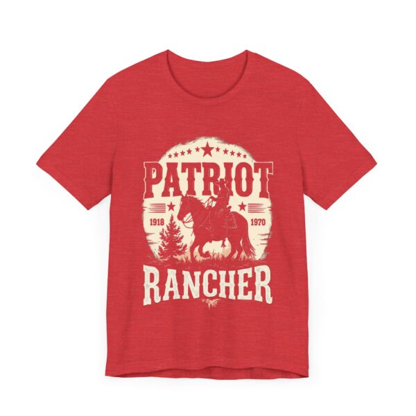 Patriot Rancher T-Shirt - Western Cowboy Graphic Tee for Proud Ranchers & Country Lovers - Image 23