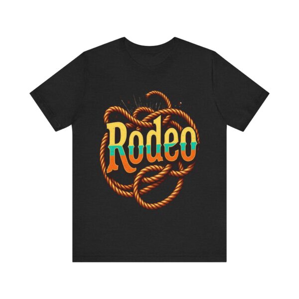 Rodeo Lariat T-Shirt – Bold Cowboy Typography Design for Western Enthusiasts - Image 9