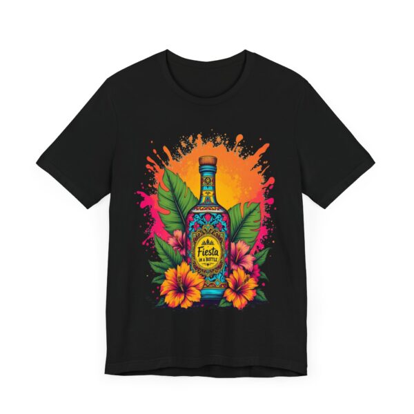 Fiesta in a Bottle T-Shirt – Vibrant Tequila-Themed Design with Mexican Flair - Image 3