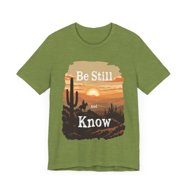 Be Still and Know T-Shirt – Cowboy Serenity Design for Faith and Western Lifestyle - Image 19