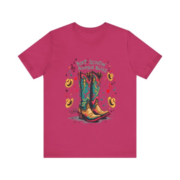 Boot Scootin' Boogie Bliss T-Shirt – Vibrant Country Dance Design with Musical Flair - Image 61