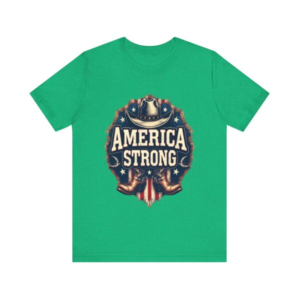 America Strong T-Shirt – Cowboy Pride and Patriotic Spirit Design - Image 33