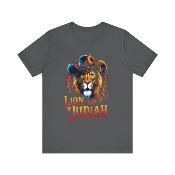 Ferocious Lion of Judah T-Shirt – Cowboy Gear Design for Faith and Strength - Image 53