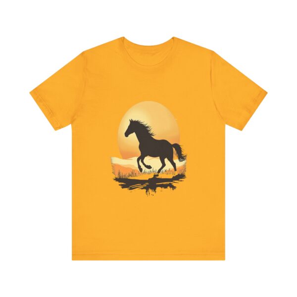 Sunset Rides Equestrian Serenity T-Shirt – Horseback Riding Sunset Graphic Tee - Image 17