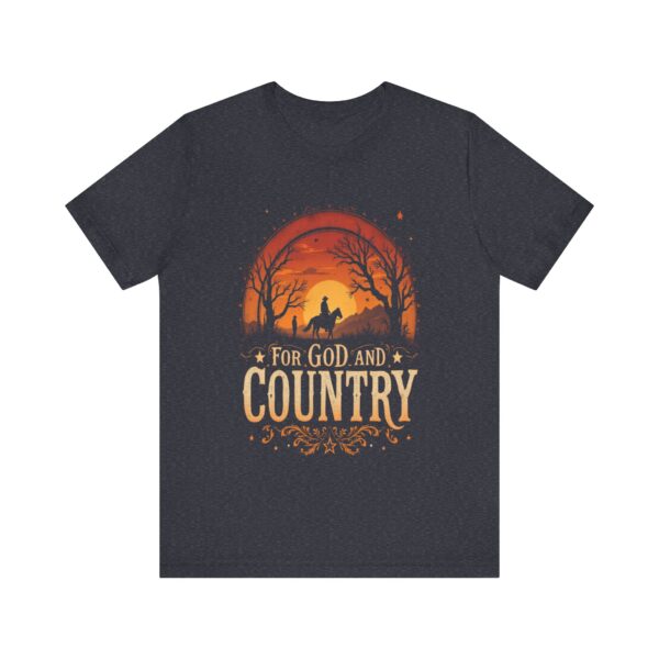 For God and Country T-Shirt – Cowboy Spirit Design for Faith and Freedom - Image 57