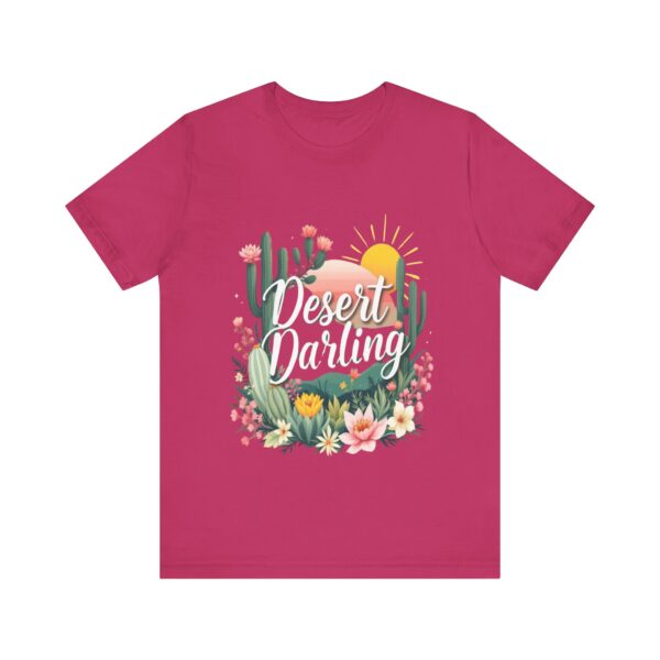 Desert Darling T-Shirt – Nostalgic Cowgirl Chic with Cactus & Sunburst Design - Image 61