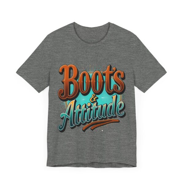 Boots & Attitude T-Shirt – The Cowgirl's Creed Western Graphic - Image 7