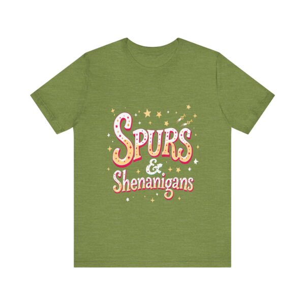 Western Ranch Spurs & Shenanigans Playful Typography | Cowgirl Graphic T-Shirt | Country Style - Image 21