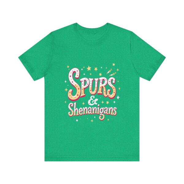 Western Ranch Spurs & Shenanigans Playful Typography | Cowgirl Graphic T-Shirt | Country Style - Image 33