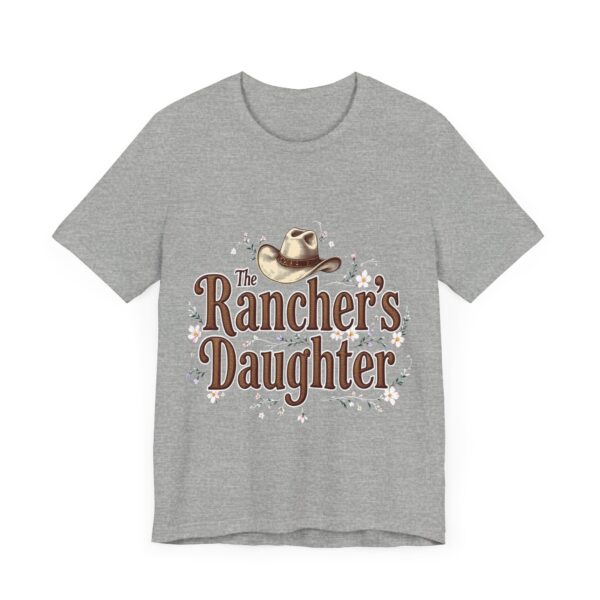 The Rancher's Daughter T-Shirt – Elegant Cowgirl Typography with Western Flair - Image 47