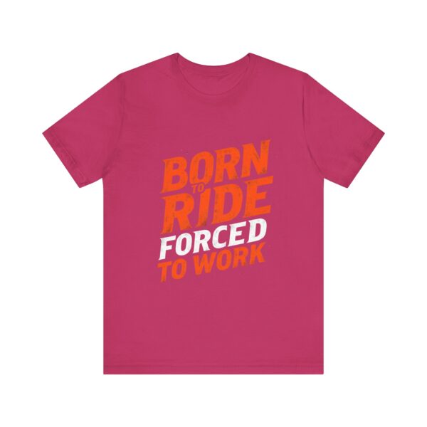 Born to Ride Forced to Work T-Shirt – Western Cowboy Graphic for Rodeo Fans - Image 61