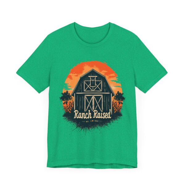 Ranch Raised Vintage Barn Silhouette - - T-Shirt | Western style - Image 11