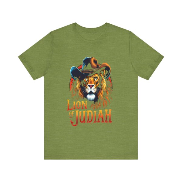 Ferocious Lion of Judah T-Shirt – Cowboy Gear Design for Faith and Strength - Image 17