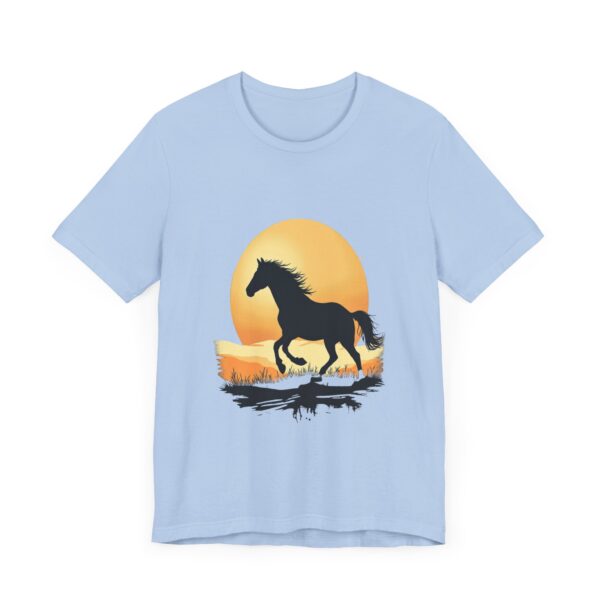 Sunset Rides Equestrian Serenity T-Shirt – Horseback Riding Sunset Graphic Tee - Image 51