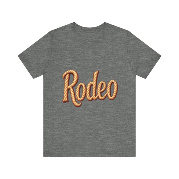 Rodeo Rope Typography T-Shirt – Western Cowboy Graphic Tee for Rodeo Fans - Image 5