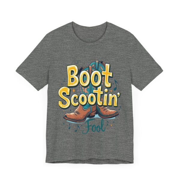 Boot Scootin’ Fool T-Shirt – Playful Country Dance Design with Rustic Charm - Image 7