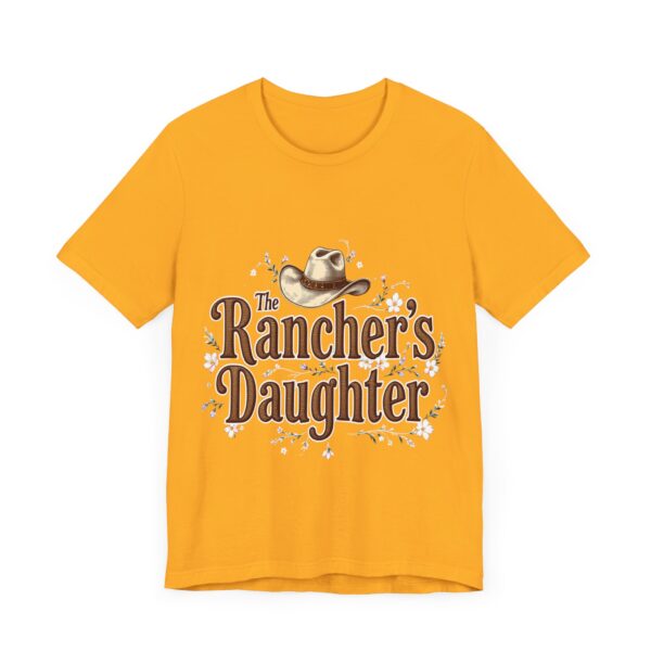 The Rancher's Daughter T-Shirt – Elegant Cowgirl Typography with Western Flair - Image 15