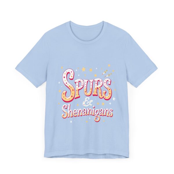 Western Ranch Spurs & Shenanigans Playful Typography | Cowgirl Graphic T-Shirt | Country Style - Image 47