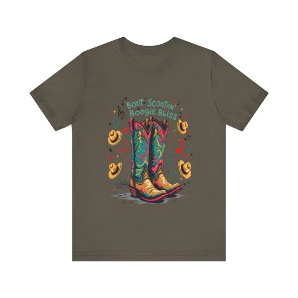 Boot Scootin' Boogie Bliss T-Shirt – Vibrant Country Dance Design with Musical Flair - Image 21