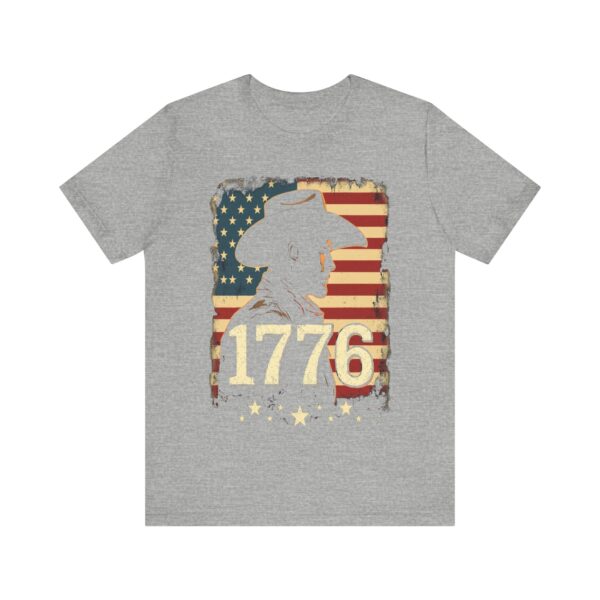 1776 Freedom T-Shirt – Cowboy Patriotic Vintage Graphic Design - Image 45