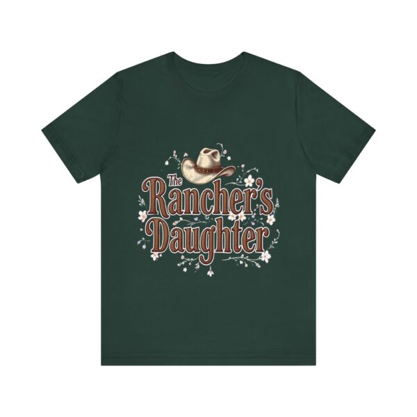 The Rancher's Daughter T-Shirt – Elegant Cowgirl Typography with Western Flair - Image 37