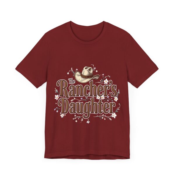 The Rancher's Daughter T-Shirt – Elegant Cowgirl Typography with Western Flair - Image 67