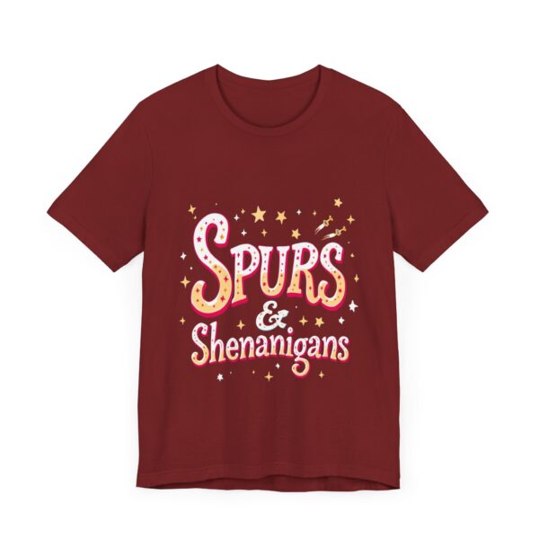 Western Ranch Spurs & Shenanigans Playful Typography | Cowgirl Graphic T-Shirt | Country Style - Image 67