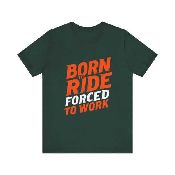 Born to Ride Forced to Work T-Shirt – Western Cowboy Graphic for Rodeo Fans - Image 37