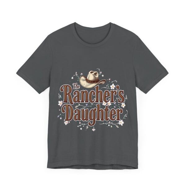 The Rancher's Daughter T-Shirt – Elegant Cowgirl Typography with Western Flair - Image 51