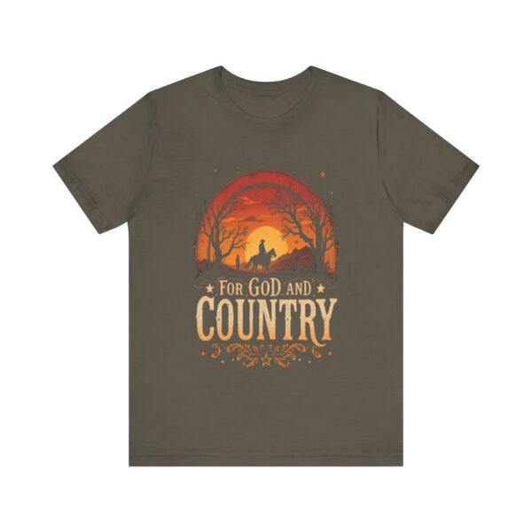 For God and Country T-Shirt – Cowboy Spirit Design for Faith and Freedom - Image 17