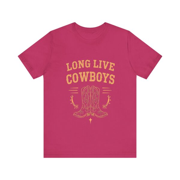 Long Live Cowboys Rustic Spur & Boot T-Shirt – Western Country Graphic Tee - Image 61