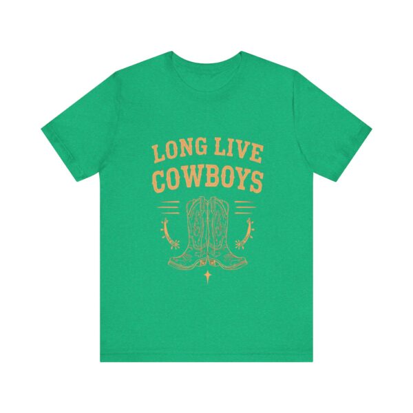 Long Live Cowboys Rustic Spur & Boot T-Shirt – Western Country Graphic Tee - Image 33